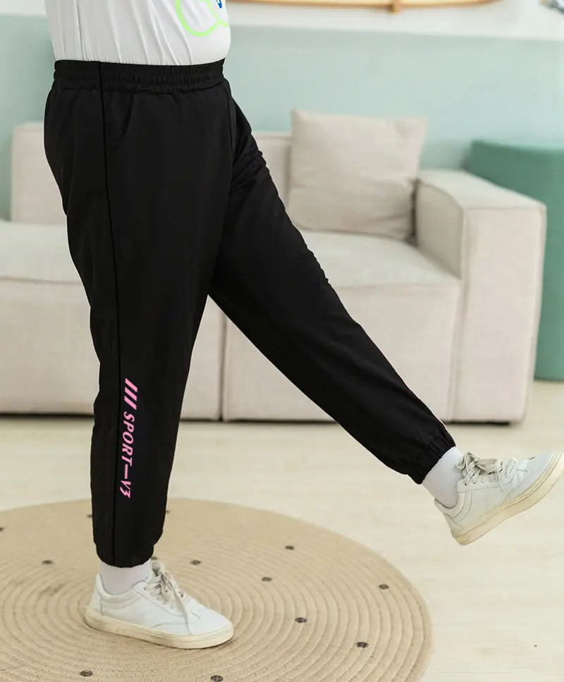 Fat Girl Ice Silk Pants Black 60-160 — feature 9