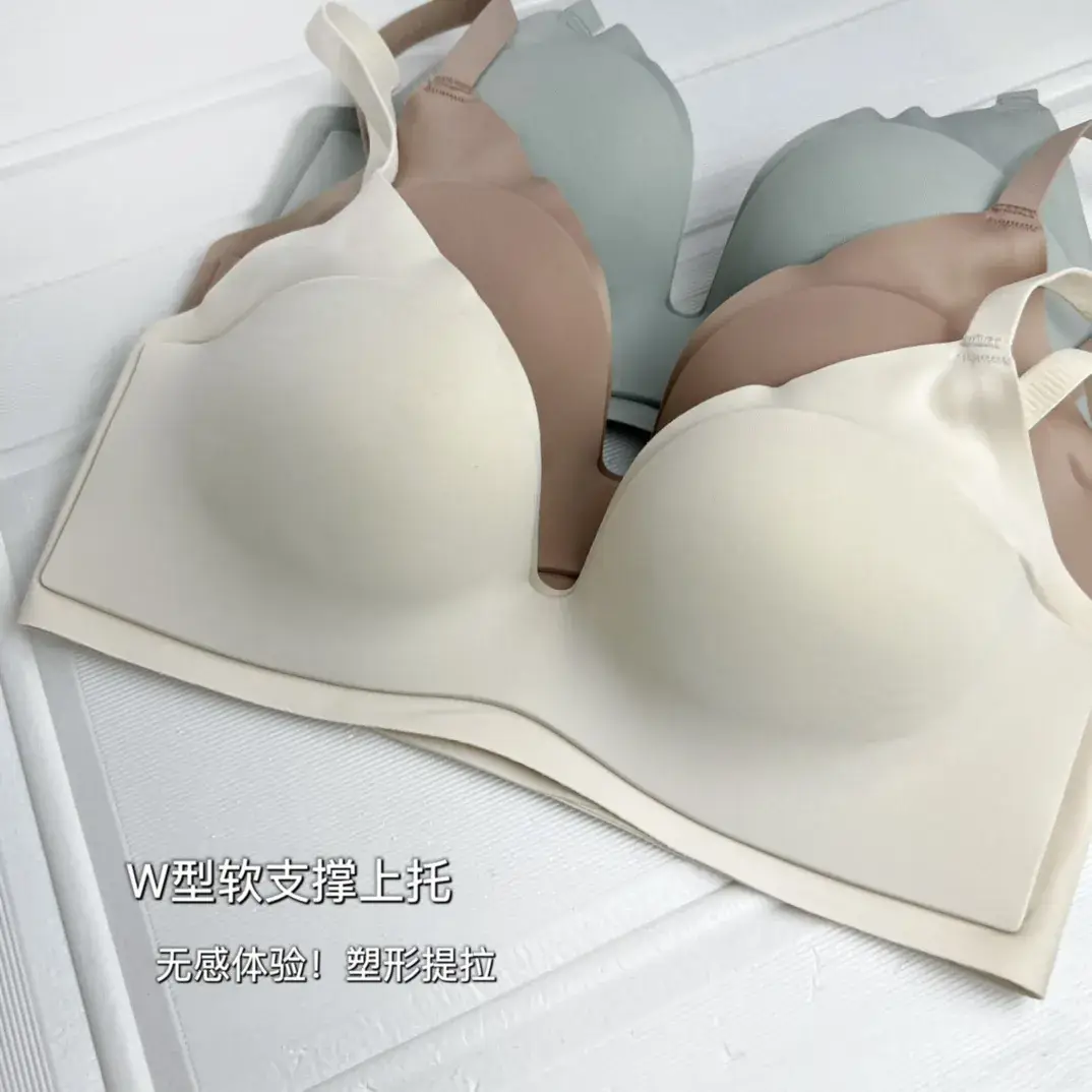 Black Doodle Cup Push Up Underwear Women Small — feature 6