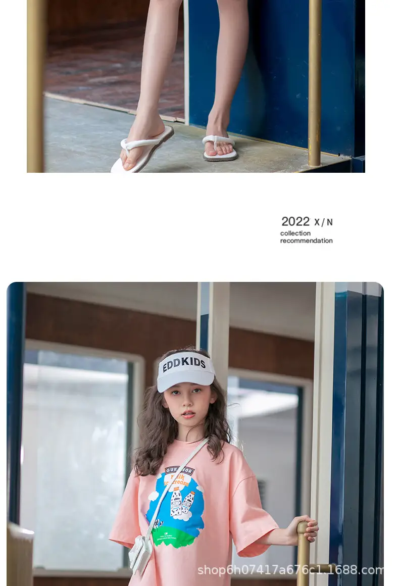 Girls Shark Pants 2025 Summer Thin Cropped Medium Large — feature 17