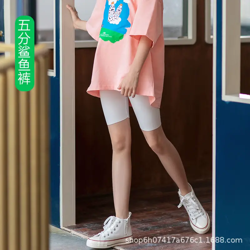Girls Shark Pants 2025 Summer Thin Cropped Medium Large - Image 6
