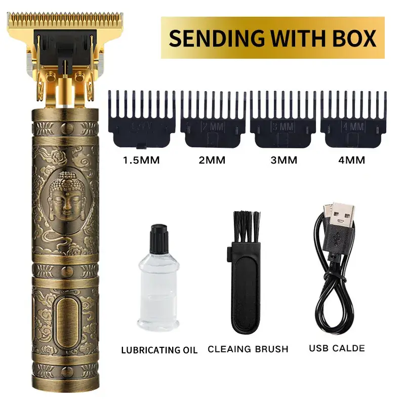 Gold Dragon Design Electric Hair Clipper Razor - Image 2