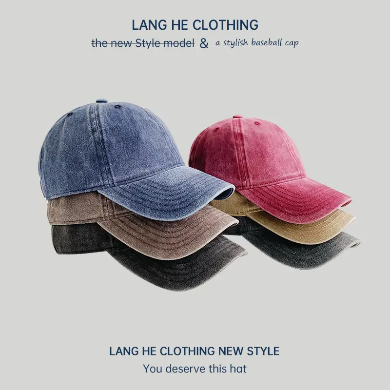 Light Plate Washed Soft Top Baseball Cap Women's Casual All-match Korean Style Old Duck Tongue Hat Summer Sunshade Hat - Image 8