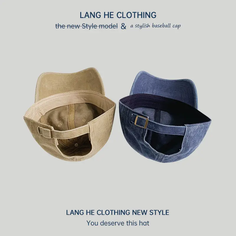 Light Plate Washed Soft Top Baseball Cap Women's Casual All-match Korean Style Old Duck Tongue Hat Summer Sunshade Hat - Image 10