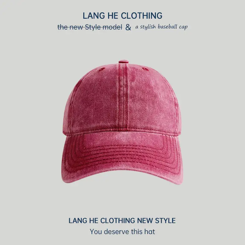 Light Plate Washed Soft Top Baseball Cap Women's Casual All-match Korean Style Old Duck Tongue Hat Summer Sunshade Hat - Image 3