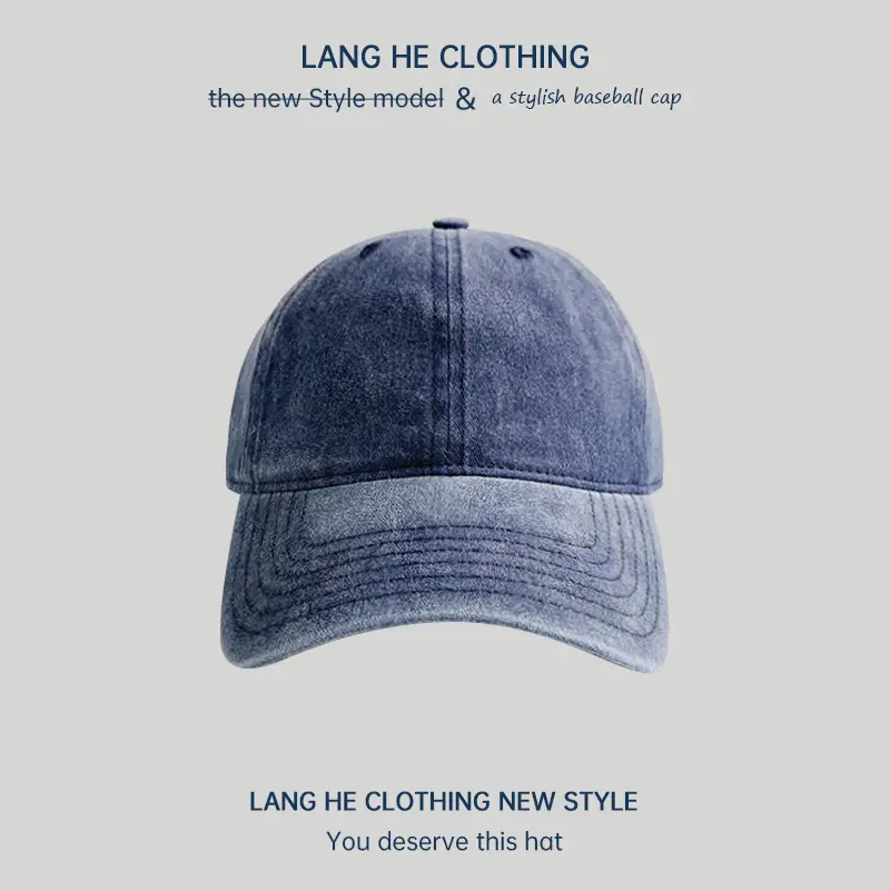 Light Plate Washed Soft Top Baseball Cap Women's Casual All-match Korean Style Old Duck Tongue Hat Summer Sunshade Hat - Image 6