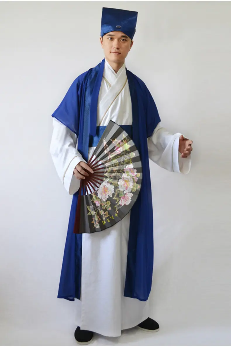 Ancient Tang Suit Men's Han Style Scholar Costume — feature 9