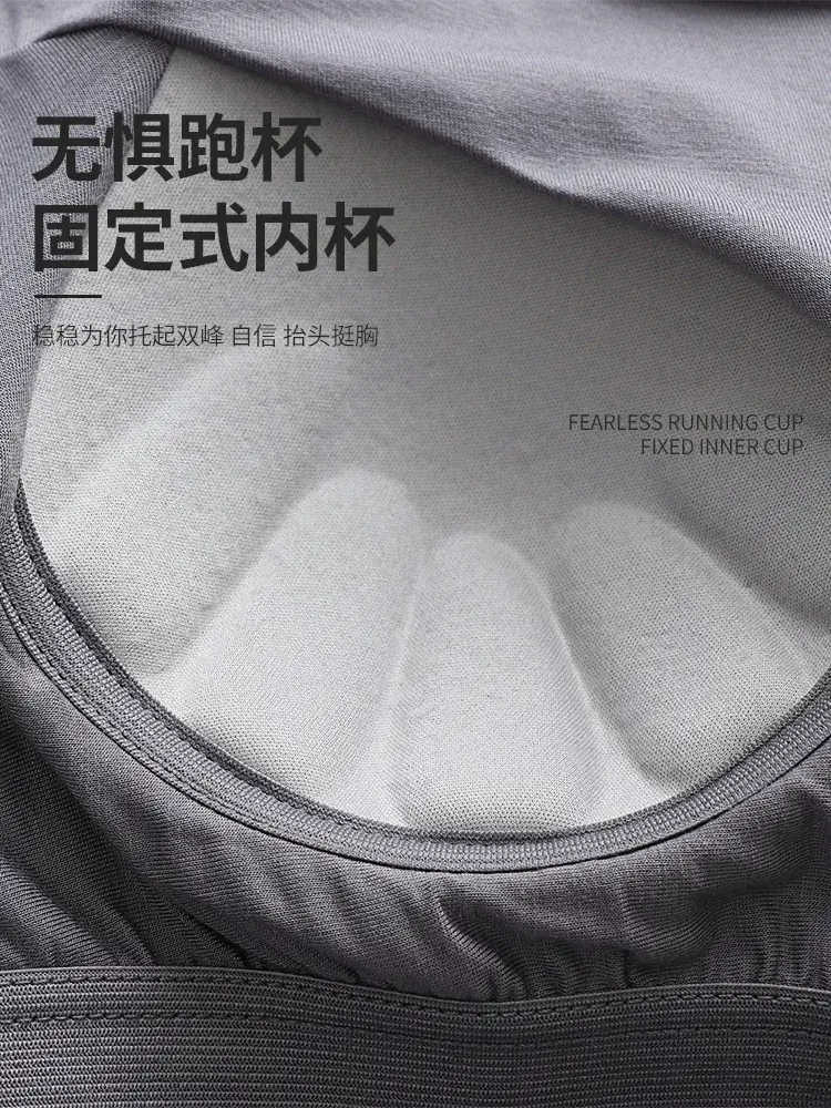 Women's Grey Cotton One-Piece Bra Vest Underwear - Image 21