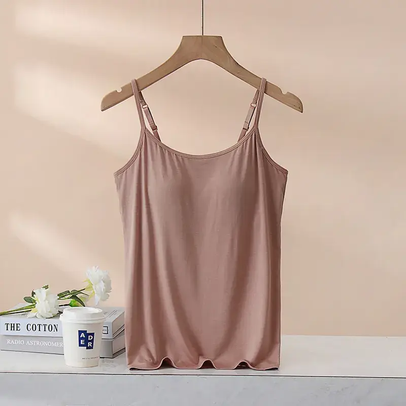 Women's Grey Cotton One-Piece Bra Vest Underwear - Image 13