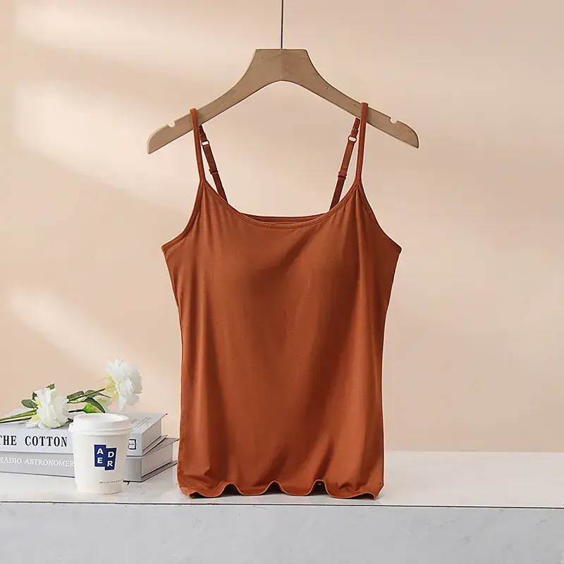 Women's Grey Cotton One-Piece Bra Vest Underwear - Image 17