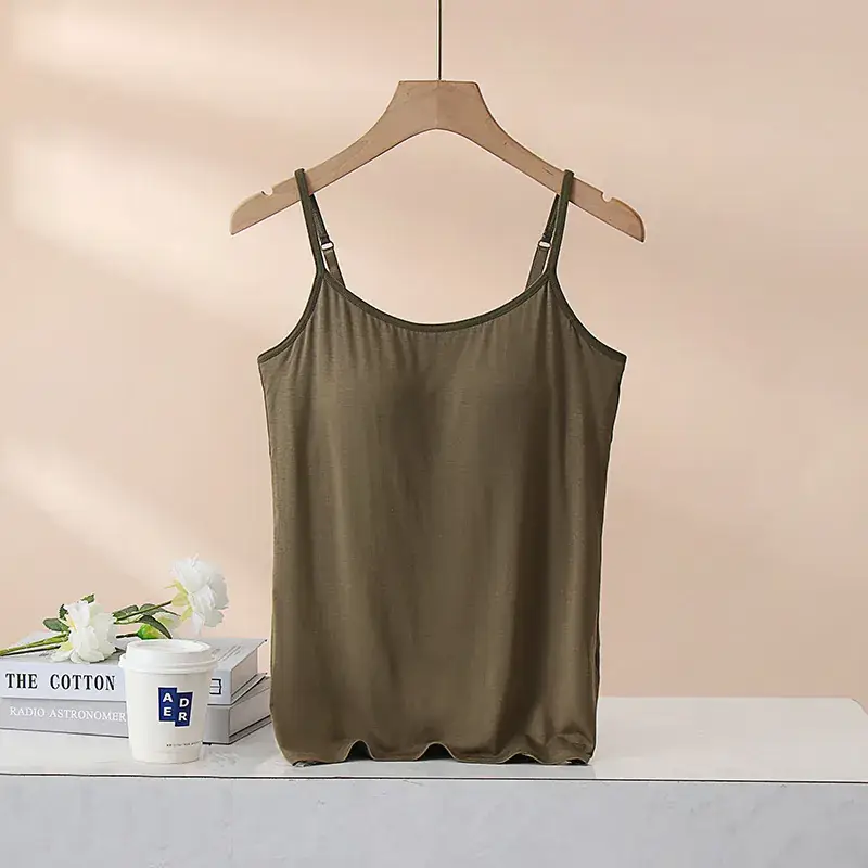 Women's Grey Cotton One-Piece Bra Vest Underwear - Image 18