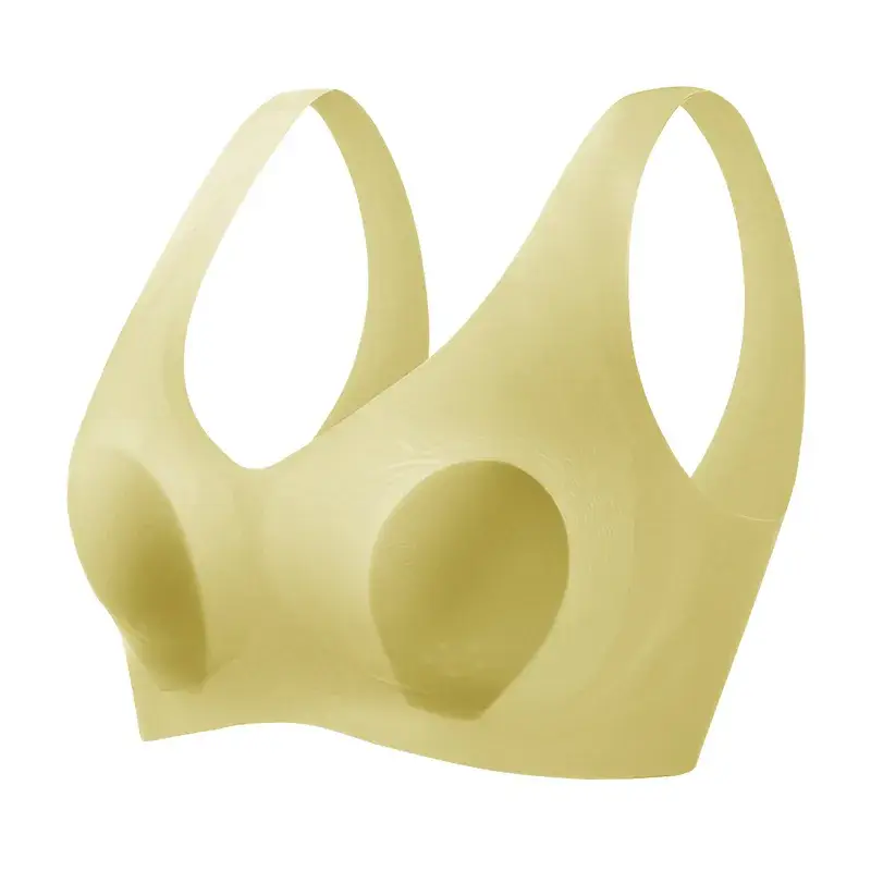 Rabbit Ear Bra Big Chest Small Underwear Summer Thin with Chest Pad No Mark Fixed Cup Soft Support No Steel Ring - Image 12
