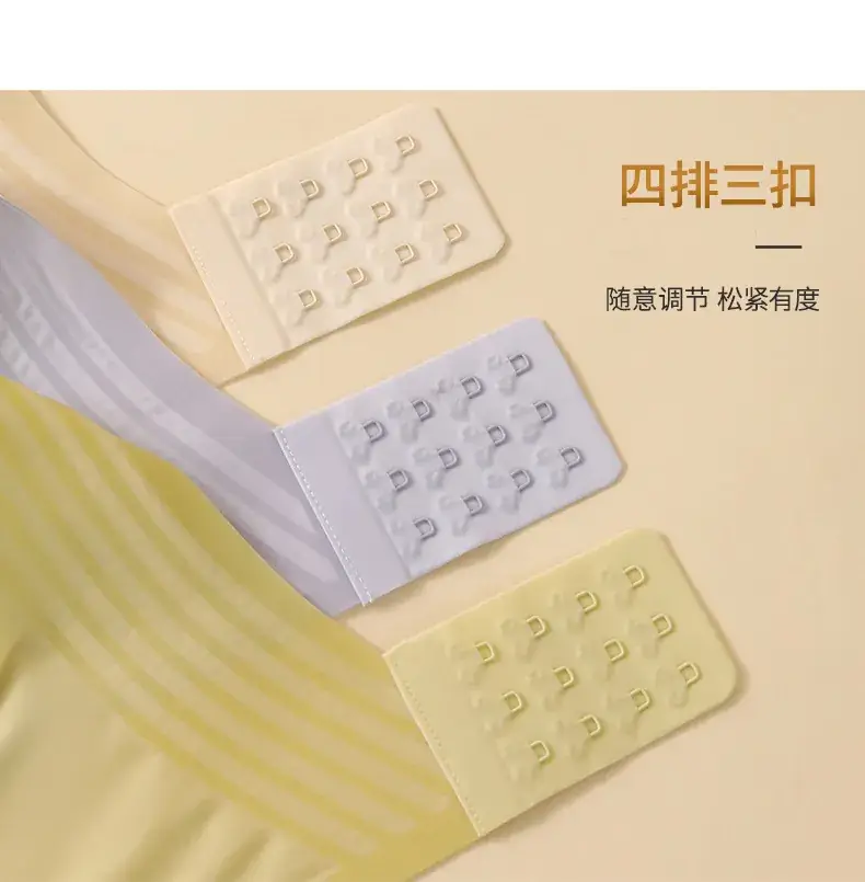 Rabbit Ear Bra Big Chest Small Underwear Summer Thin with Chest Pad No Mark Fixed Cup Soft Support No Steel Ring — feature 14
