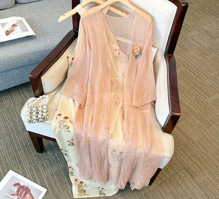Plus Size Chubby Girls New Chinese Cheongsam Dress 2023 Spring - Image 2