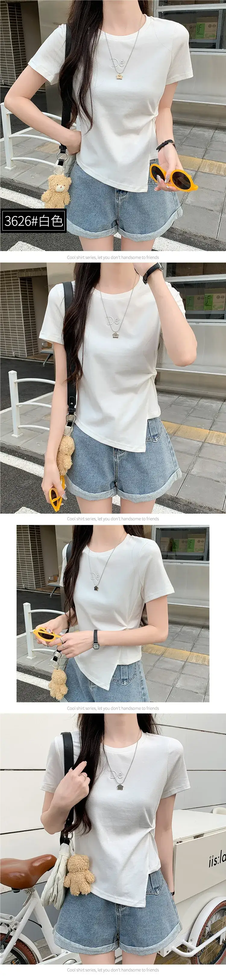 Women Cotton T-Shirt Short Sleeve Summer 2025 — feature 14