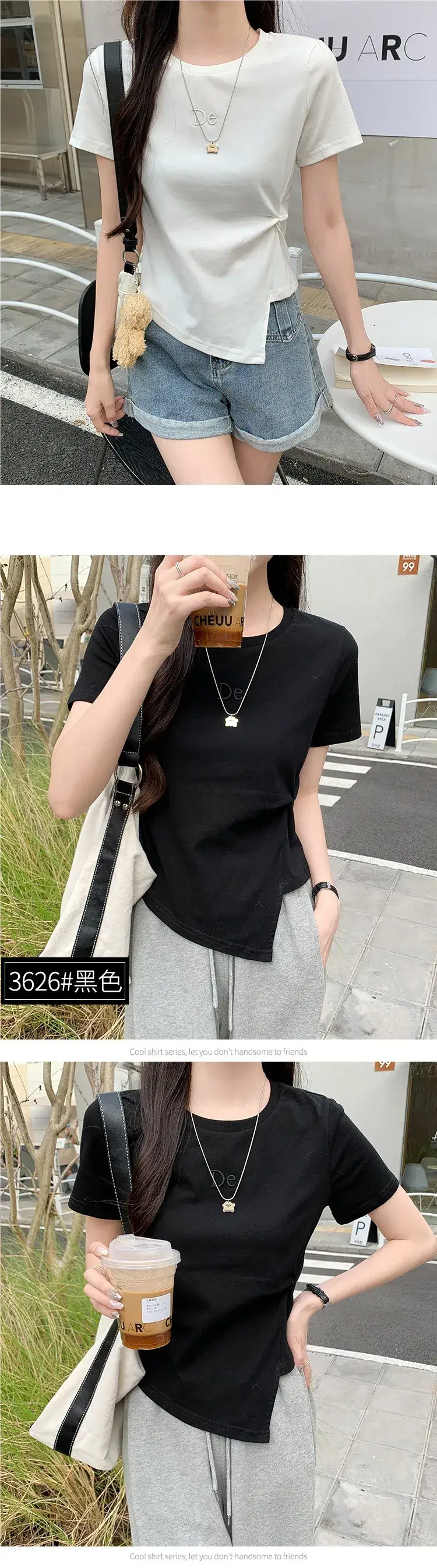 Women Cotton T-Shirt Short Sleeve Summer 2025 — feature 15