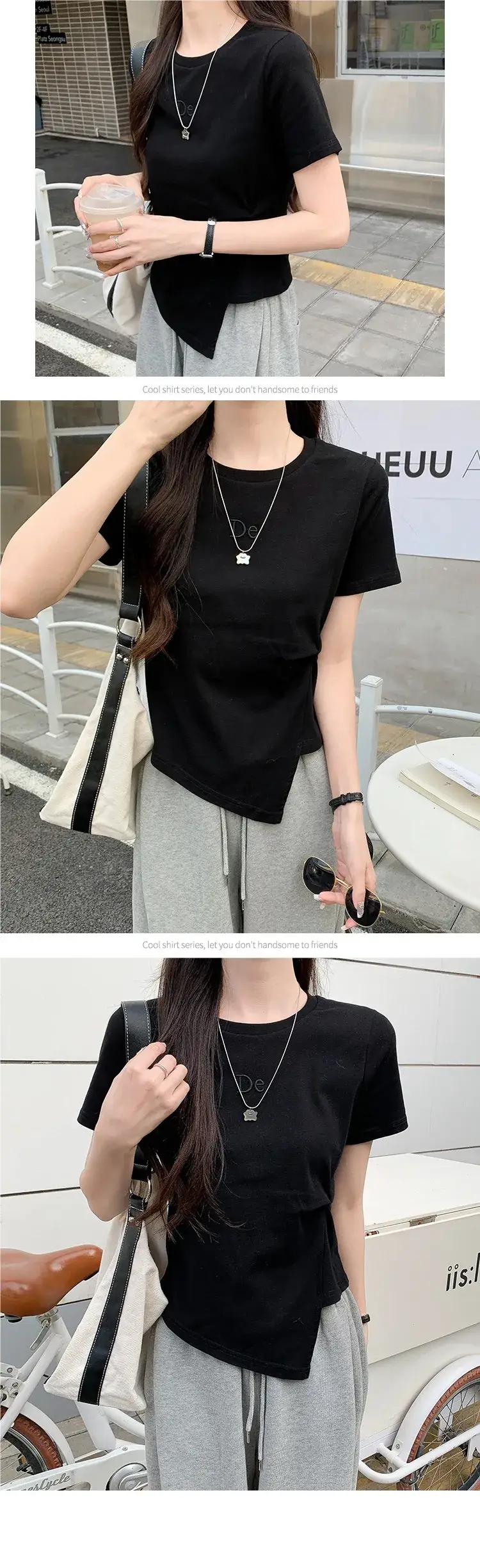 Women Cotton T-Shirt Short Sleeve Summer 2025 — feature 16