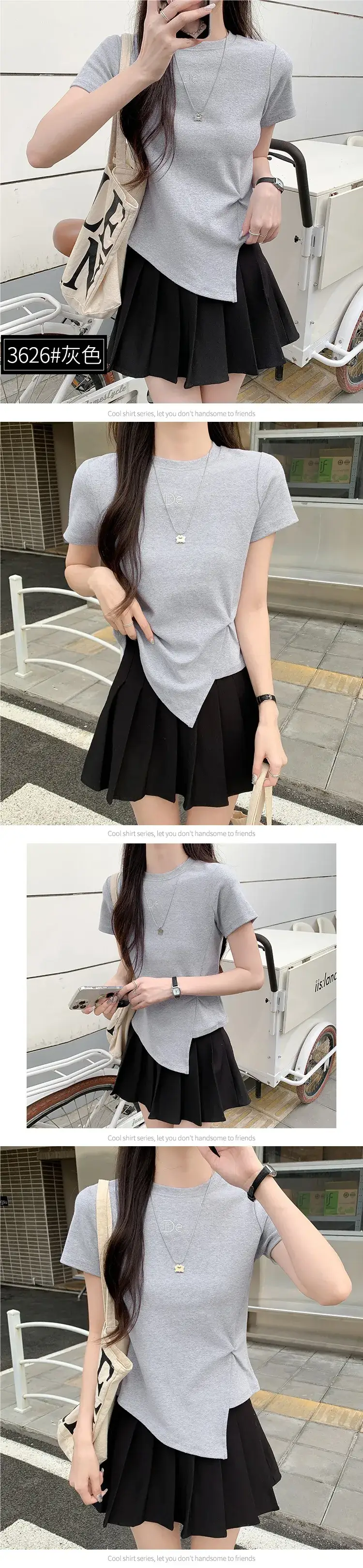 Women Cotton T-Shirt Short Sleeve Summer 2025 — feature 17
