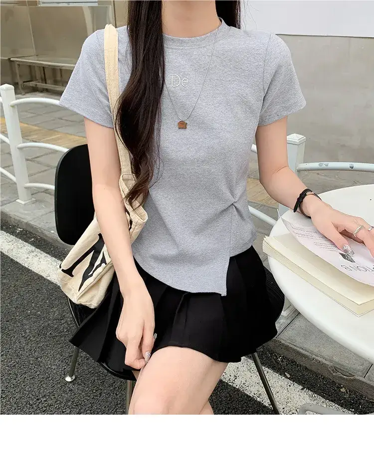 Women Cotton T-Shirt Short Sleeve Summer 2025 — feature 18