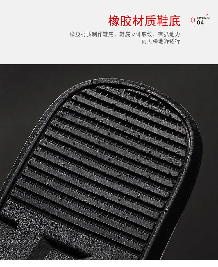 Men's Brown Leather Flip Flops Summer Casual Shoes — feature 9