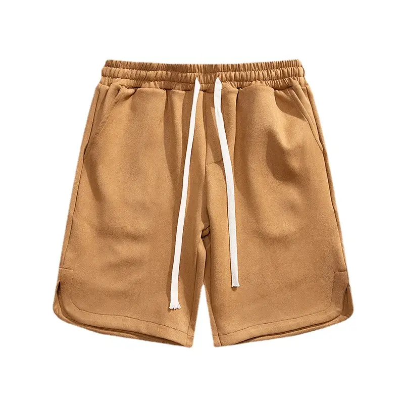 Men Drawstring Sports Shorts Gray Loose Summer Casual - Image 9