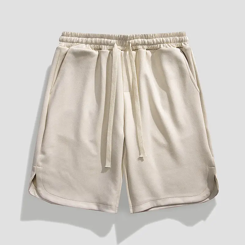 Men Drawstring Sports Shorts Gray Loose Summer Casual - Image 4