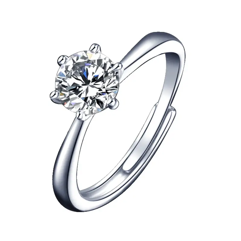 High-End Karat Diamond Ring for Women Wedding Couple - Image 5