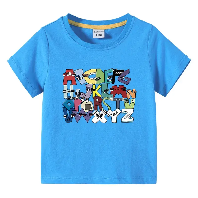 Kids Crossword T-Shirt Purple Cotton Summer Short Sleeve - Image 15