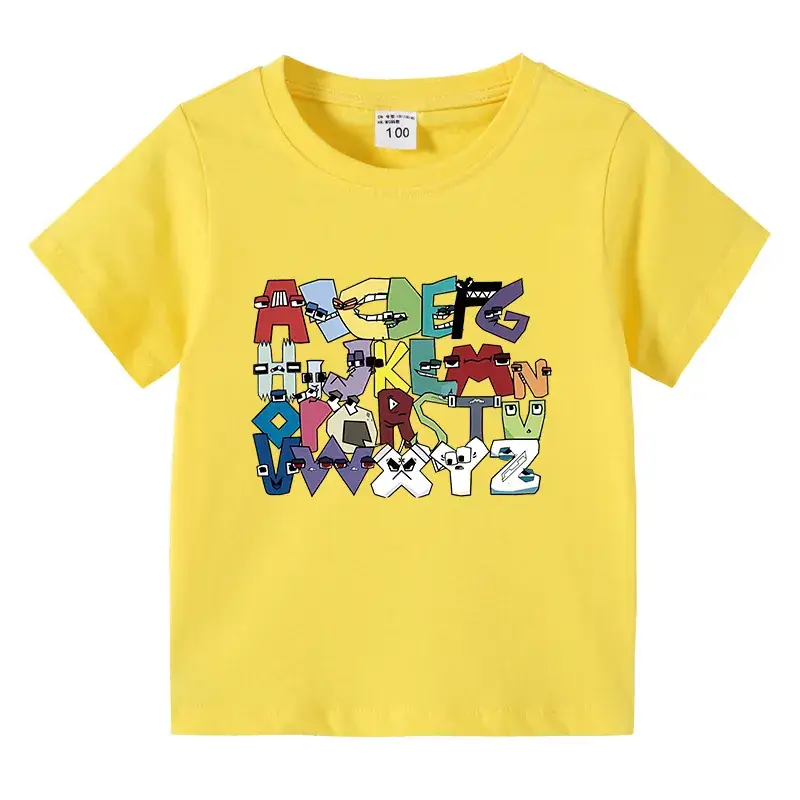 Kids Crossword T-Shirt Purple Cotton Summer Short Sleeve - Image 3