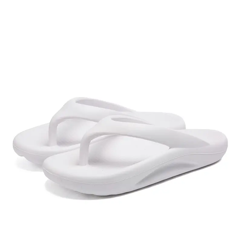 Men's Beige EVA Flip Flops Summer Non-Slip