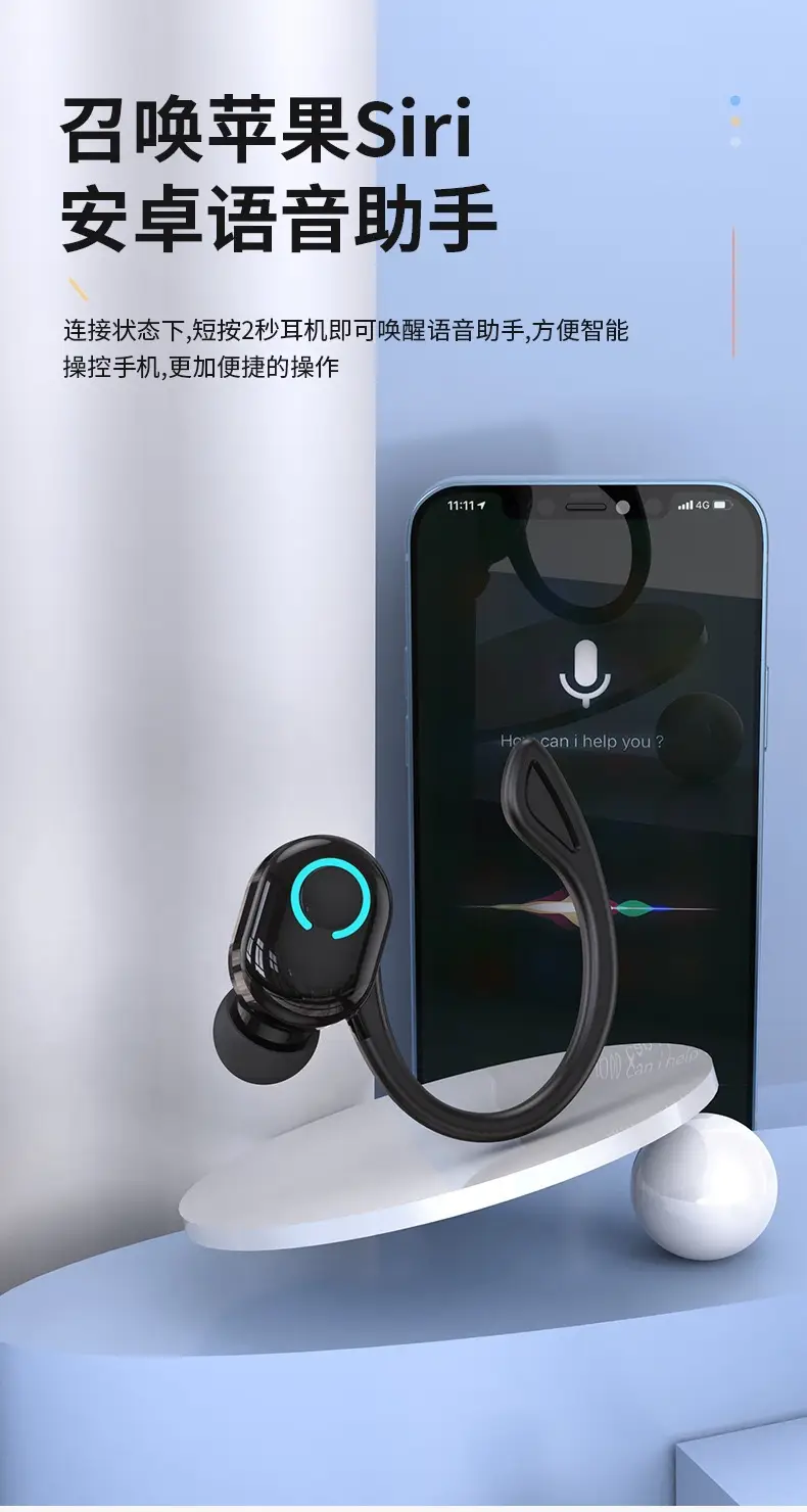 Wireless Bluetooth Headset with 20H Life & Fast Charge — feature 15