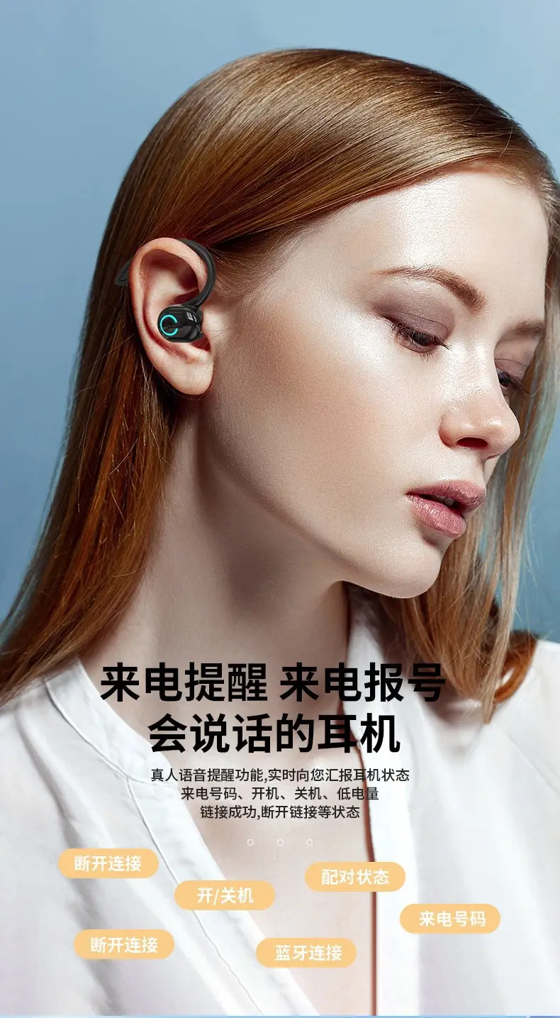 Wireless Bluetooth Headset with 20H Life & Fast Charge — feature 18