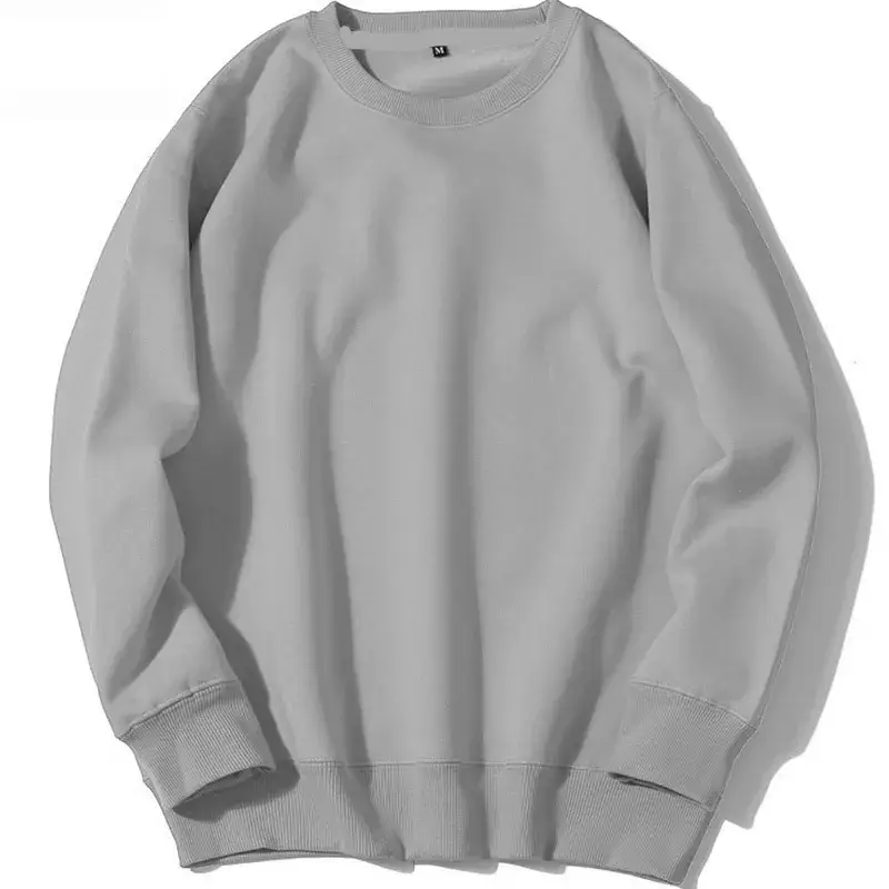 Purple Casual Crewneck Sweatshirt for Men Women