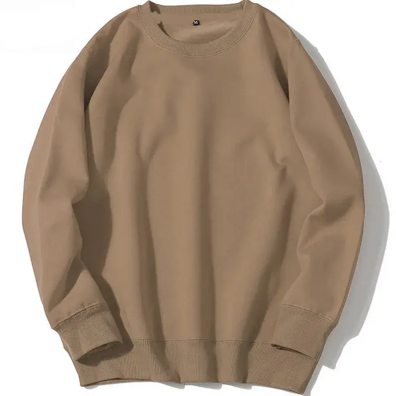 Purple Casual Crewneck Sweatshirt for Men Women