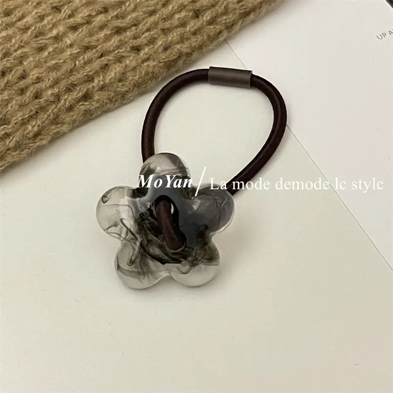Pink Flower Hair Ring for Women — feature 6