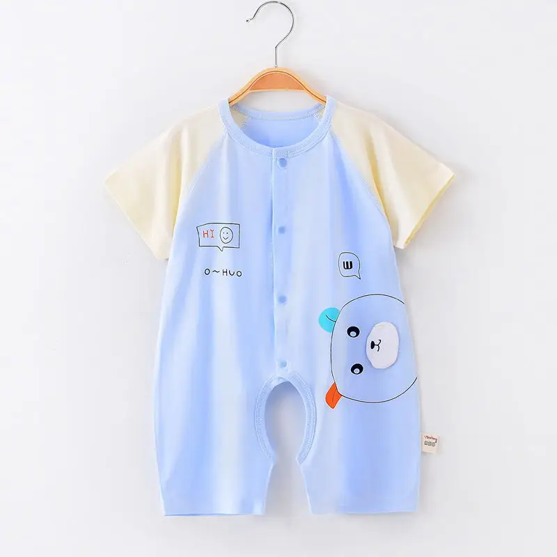 Baby's Pink Love Bear Pajamas Summer Modal Shorts — feature 15