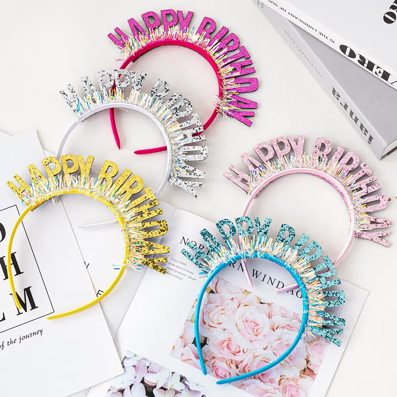 Laser Flash Letter Headband for Girls Party Dress Up - Image 8
