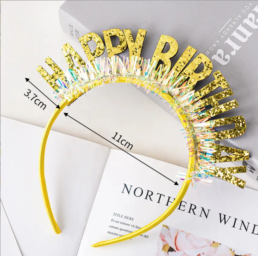 Laser Flash Letter Headband for Girls Party Dress Up — feature 18