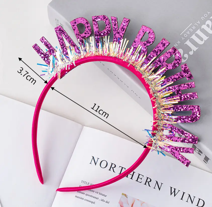 Laser Flash Letter Headband for Girls Party Dress Up — feature 20