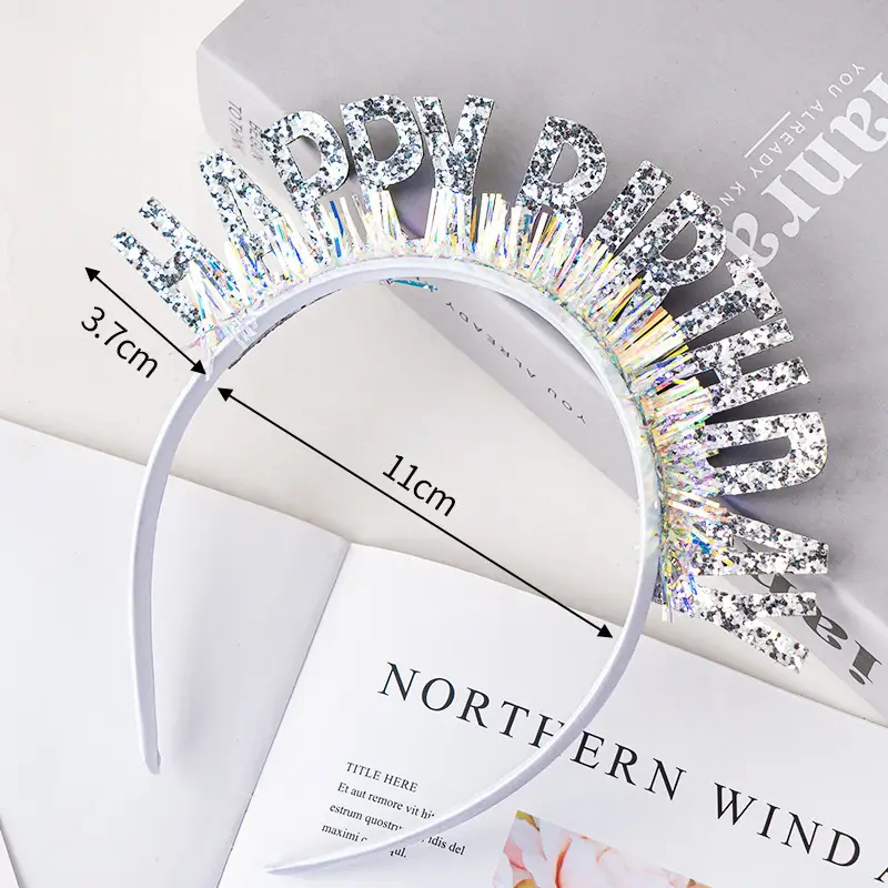 Laser Flash Letter Headband for Girls Party Dress Up - Image 2