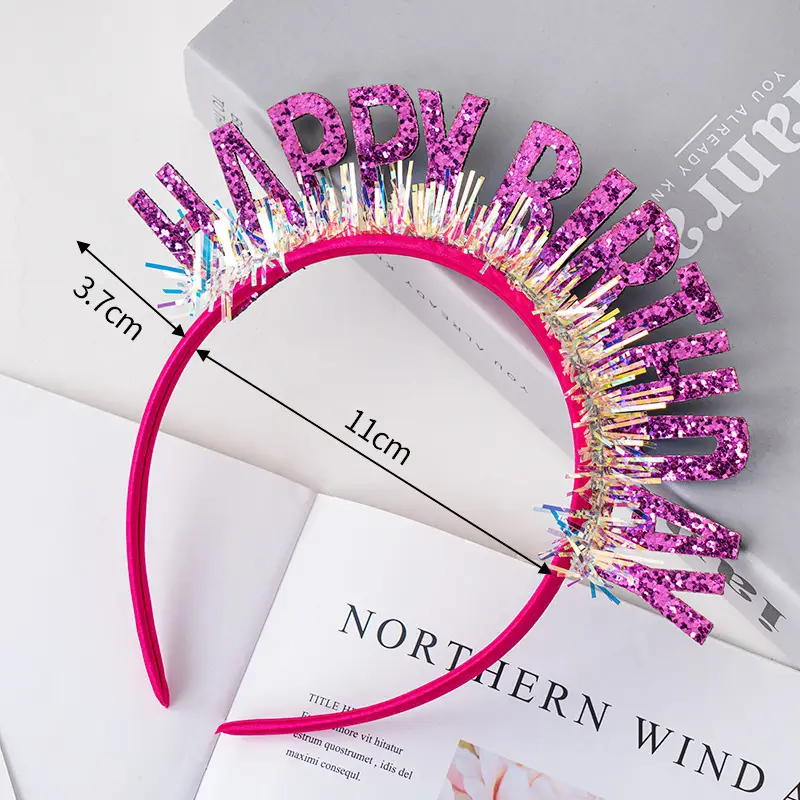 Laser Flash Letter Headband for Girls Party Dress Up - Image 4
