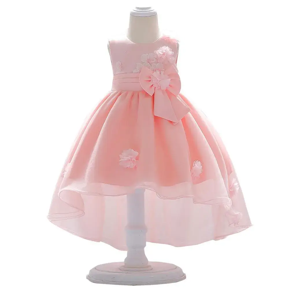 Baby Princess Dress Cream Floral Puffy 1 Year Old - Image 8