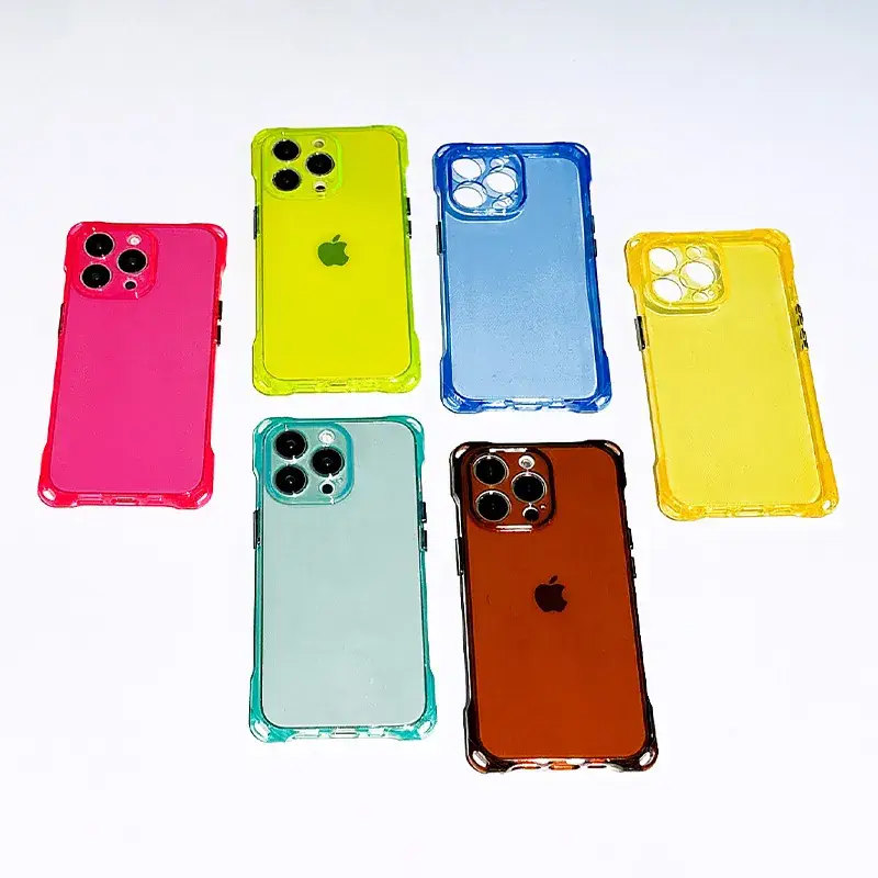 Cross-Border Apple 17Air Four-Corner Lanyard Phone Case Transparent Color 16Promax Protective Case - Image 12
