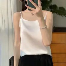 Women's Olive Green Sleeveless V-Neck Top — feature 6