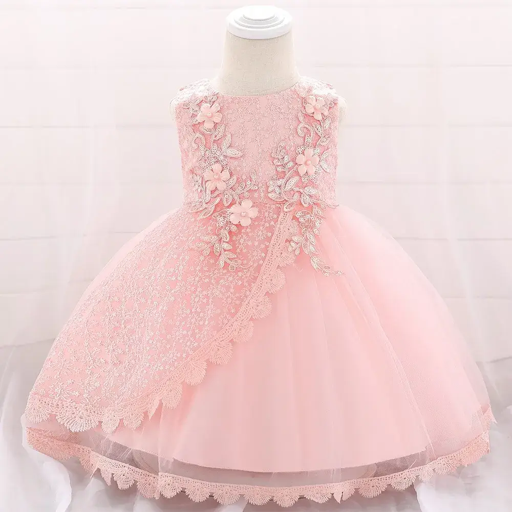 Purple Sequin Little Princess Wedding Dress