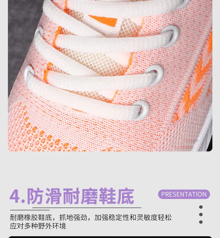 Women's Grey Pink Mesh Casual Shoes 2025 Spring Autumn โ feature 13