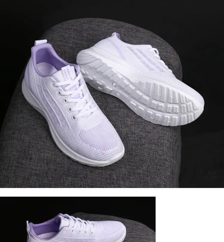 Women's Grey Pink Mesh Casual Shoes 2025 Spring Autumn โ feature 20