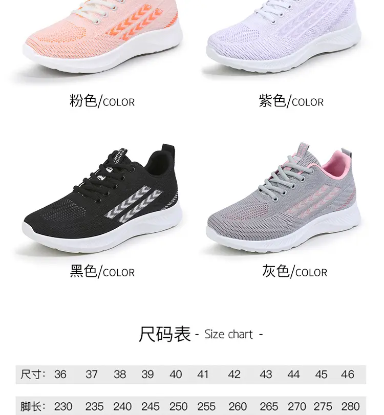 Women's Grey Pink Mesh Casual Shoes 2025 Spring Autumn โ feature 9