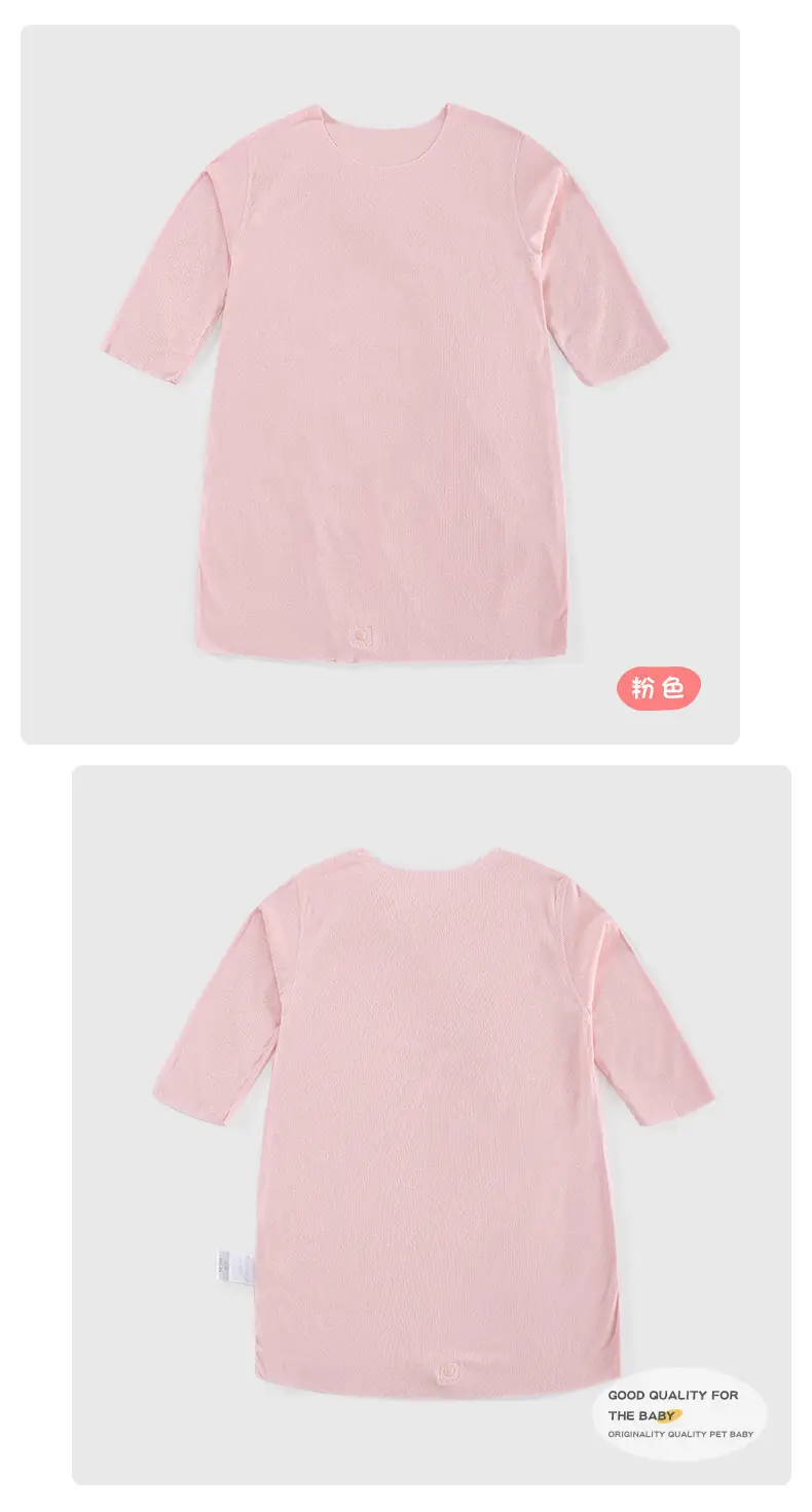 Men & Women Baby Nightgown Summer Air Conditioning Coat — feature 9