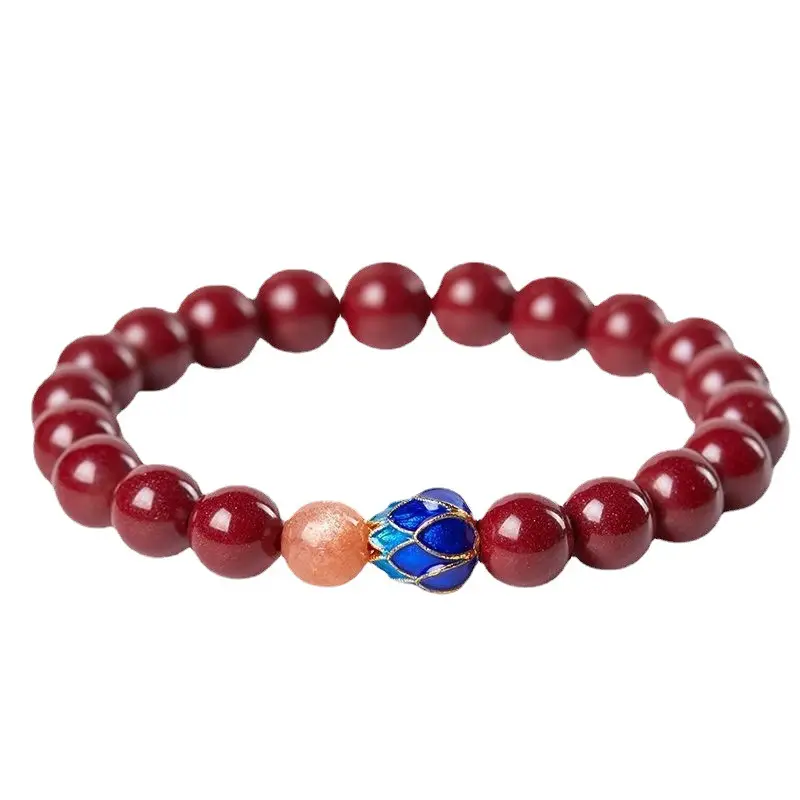 Cinnabar Ashore Lotus Bracelet 96% Gold Finish