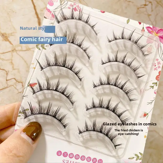 False Eyelashes 12mm Self-Adhesive Barbie Style - Image 13
